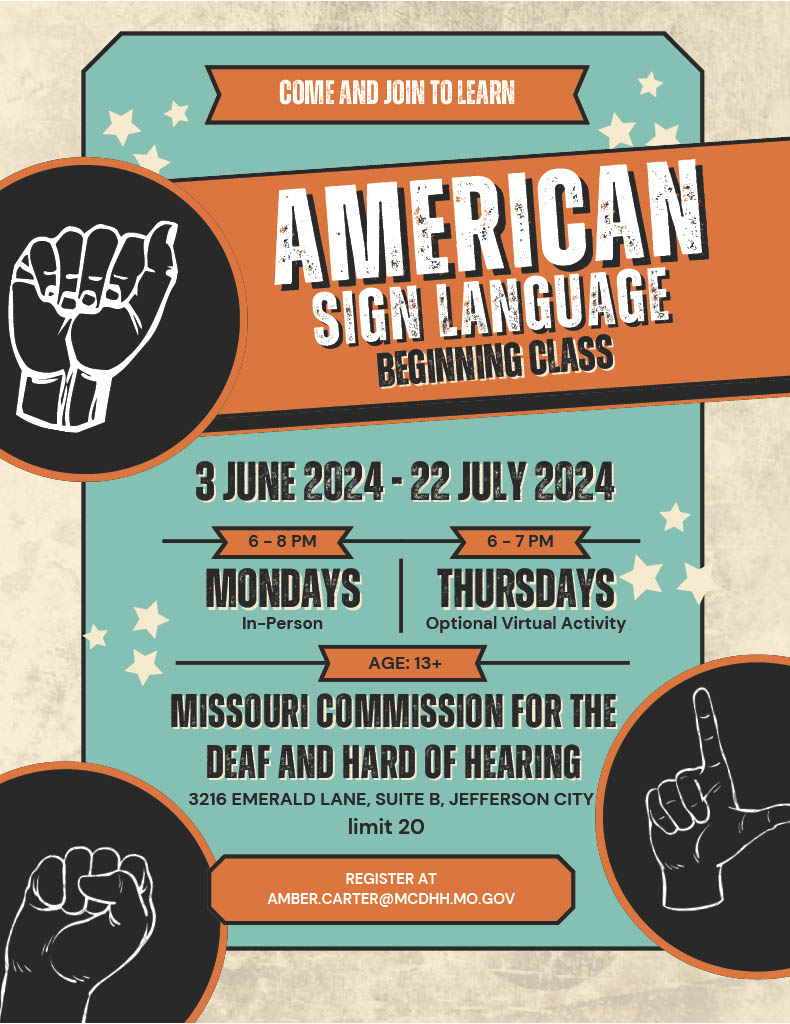 American Sign Language Beginning Class